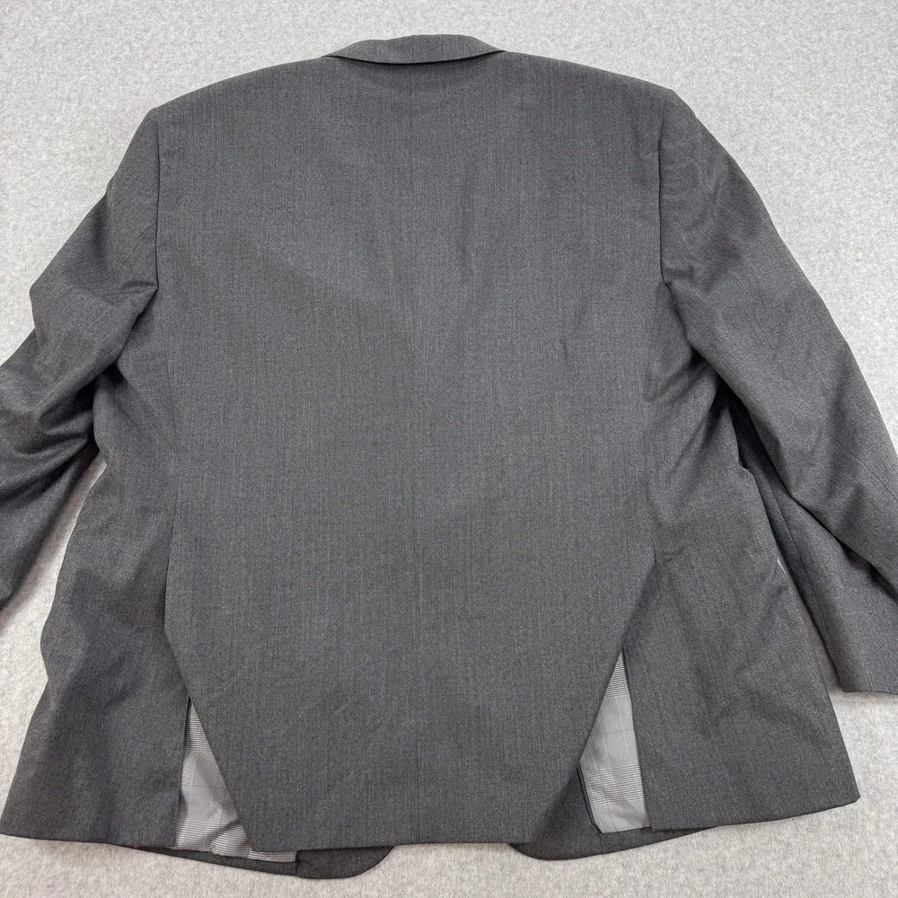 Jos A Bank 1905 Suit Jacket Mens 54L Gray Wool Big & Tall Tailored Fit 2 Button